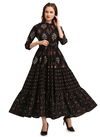 MOSKY GOWN HIT Designer Latest Fancy Ethnic Party Wear Rayon And Cotton Anarkali Kurti Collection